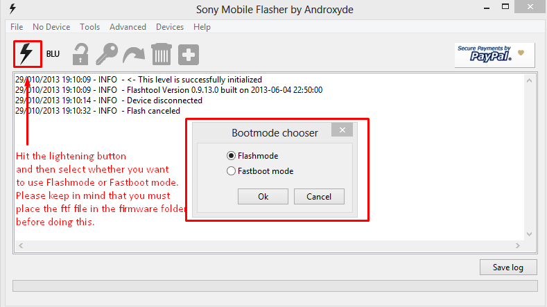 Sony Flash Tool Install Flashtool