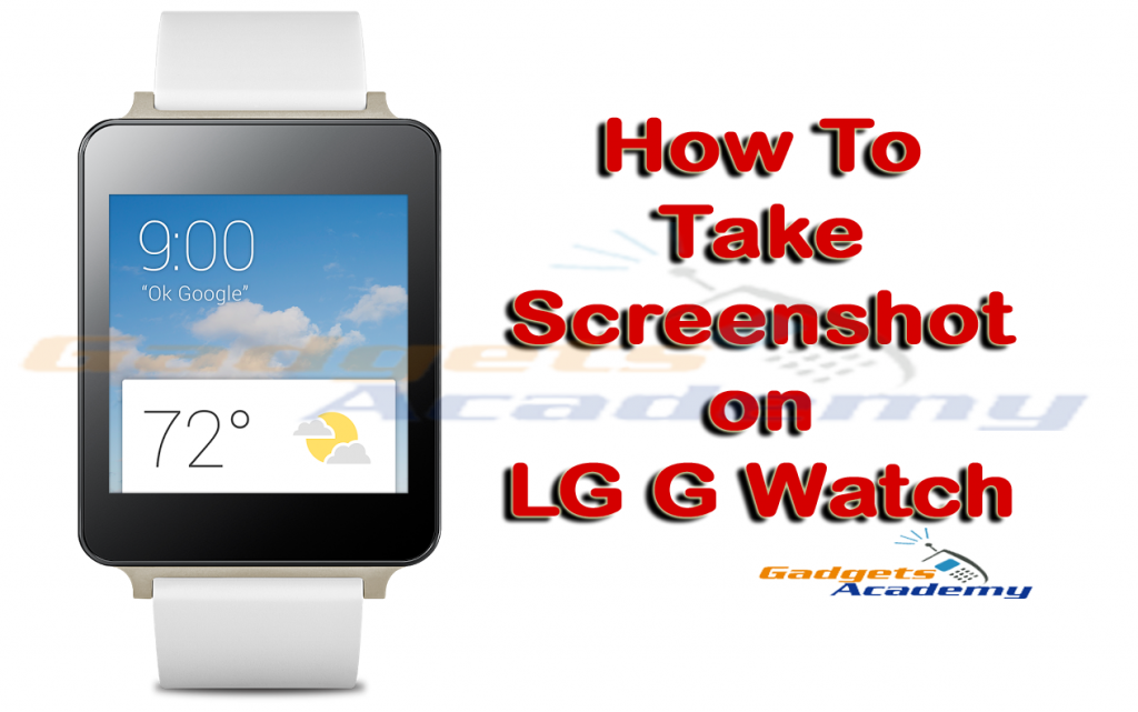 take Screenshot on LG G Watch