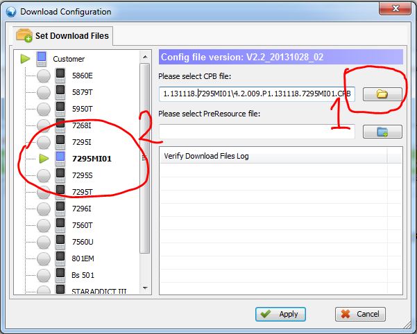 CPB firmware with YGDP Tool