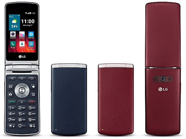 LG Wine Smart flip phone