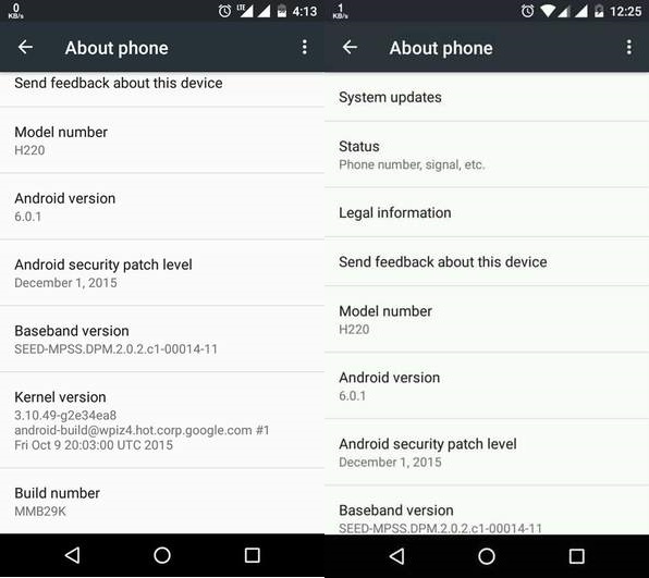 Android 6.0.1 Marshmallow Android One
