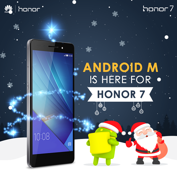 Honor 7 Android 6.0 Marshmallow OS update