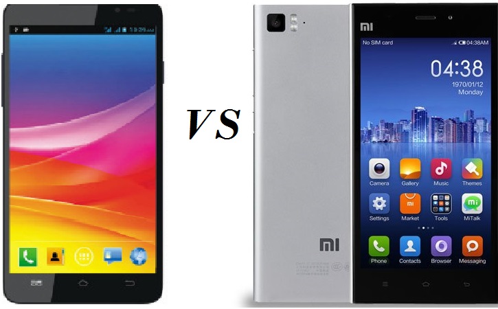 Mmx canvas nitro A310 vs Xiaomi Mi3