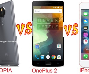 YU YUTOPIA vs OnePlus 2 vs iPhone 6s